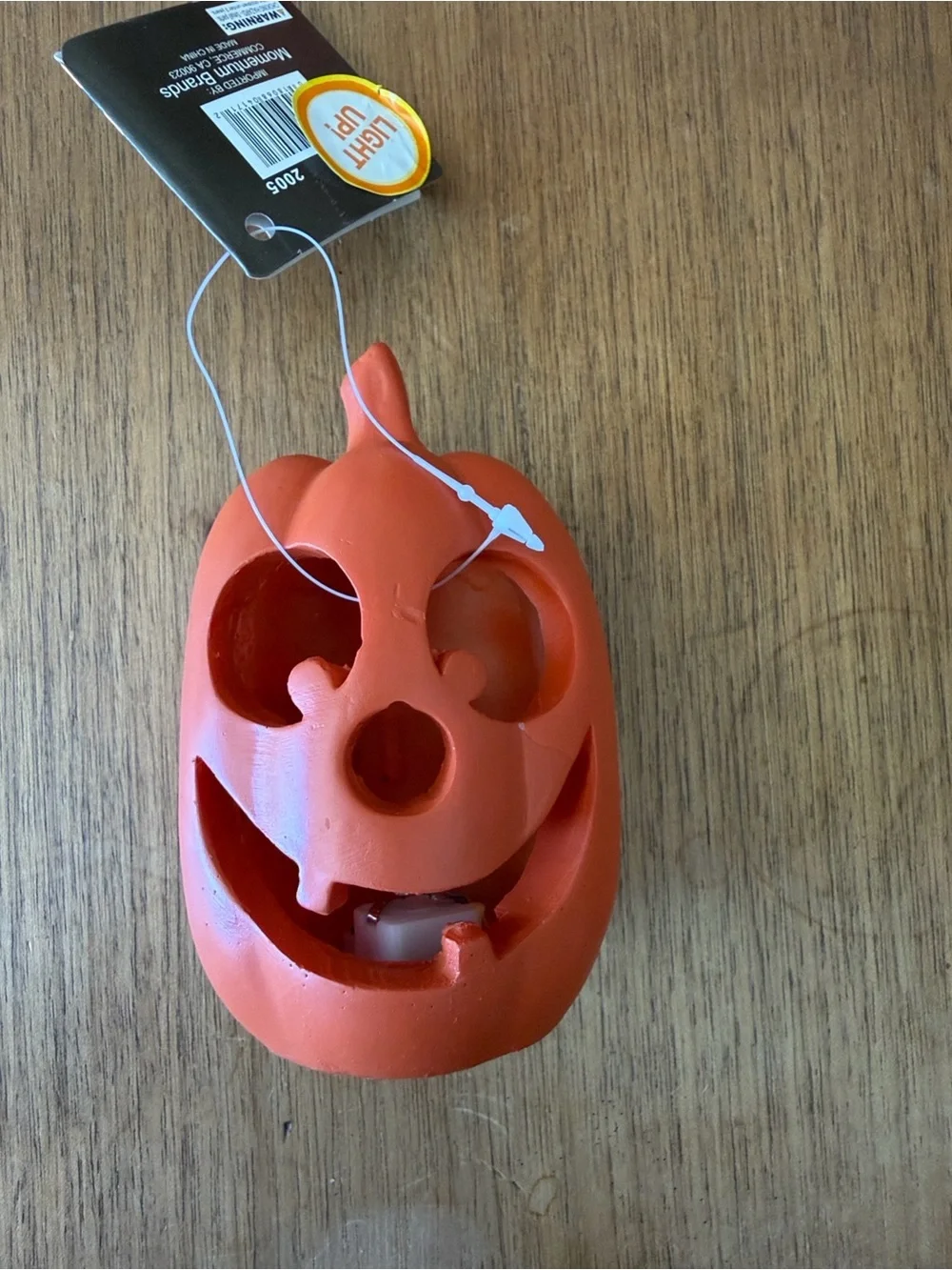 Halloween Pumpkin Lantern Pair - Orange Decorative Jack-O'-Lanterns